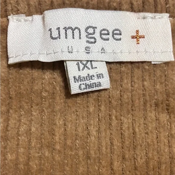 Umgee Tan Corduroy Overall Dress - Picture 4 of 7